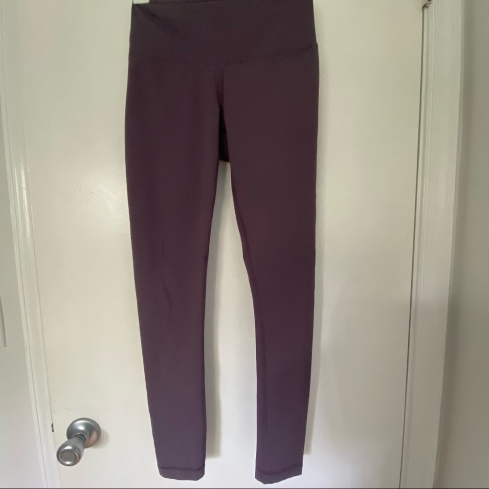 High waisted purple YogaLicious leggings